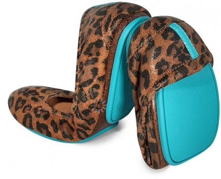 leopard print foldable shoes
